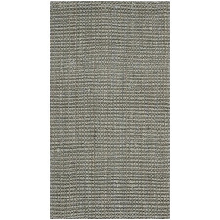 Safavieh 2 ft. 3 in. x 13 ft. Runner Casual Grey Natural Fiber Rug NF730B-213